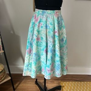 Vintage Floral Skirt